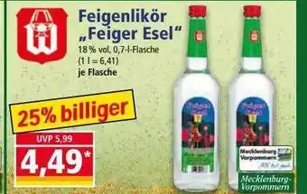 Norma Feigenlikör „feiger esel“ Angebot