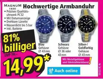 Norma Magnum hochwertige armbanduhr Angebot