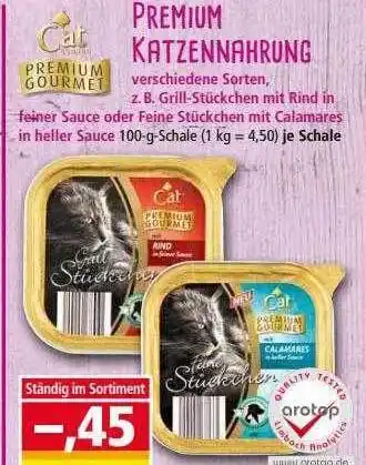 Norma Premium gourmet katzennahrung Angebot