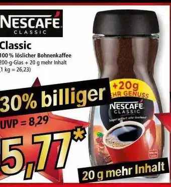 Norma Nescafé classic Angebot