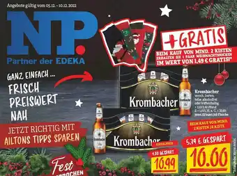 NP Discount Krombacher verschiedene sorten Angebot