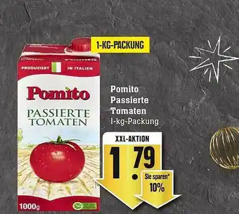 Scheck-in-Center Pomito passierte tomaten Angebot