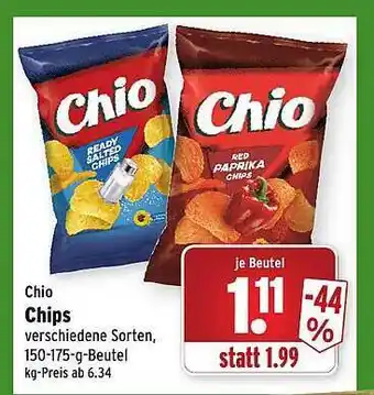 Wasgau Chio chips Angebot