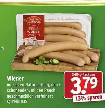 Wasgau Wiener Angebot