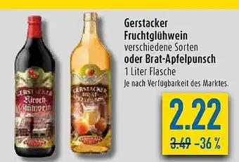 diska Gerstacker fruchtglühwein oder brat-apfelpunsch Angebot