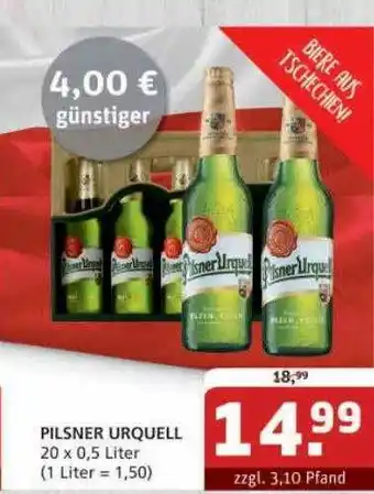 Getränke Quelle Pilsner urquell Angebot