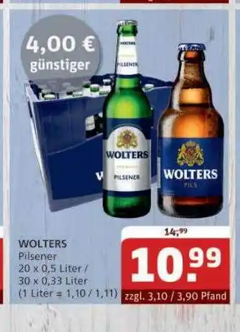 Getränke Quelle Wolters pilsener Angebot