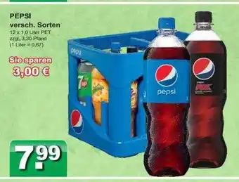 Getränkeparadies Gefromm Pepsi versch. sorten Angebot