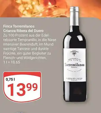 Globus Finca torremilanos crianza ribera del duero Angebot