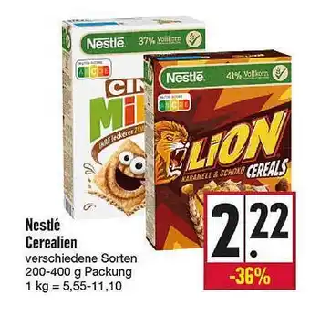 Kupsch Nestlé cerealien Angebot