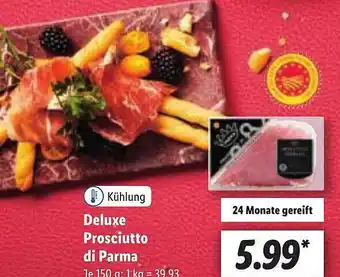 Lidl Deluxe prosciutto di parma Angebot