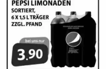 Markant Markt Pepsi limonaden Angebot