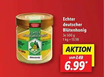 Lidl Echter deutscher blütenhonig Angebot