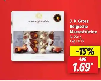 Lidl J.d. gross belgische meeresfrüchte Angebot