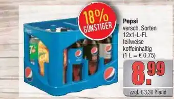 Profi Getränke Pepsi verschiedene sorten Angebot