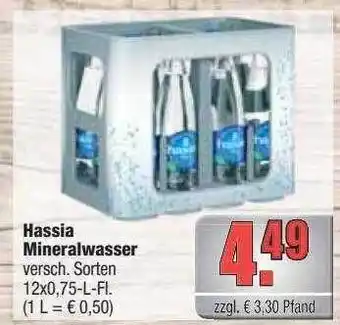 Profi Getränke Hassia mineralwasser Angebot