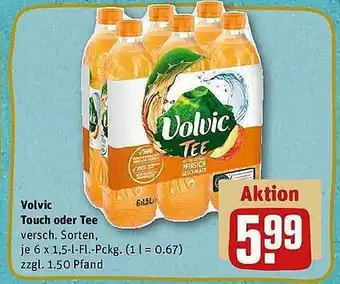 Profi Getränke Volvic touch oder tee Angebot