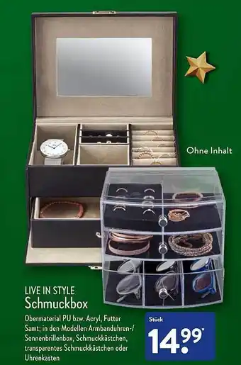 Aldi Nord Live in style schmuckbox Angebot