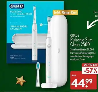 Aldi Nord Oral-b pulsonic slim clean 2500 Angebot