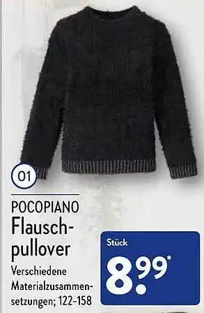 Aldi Nord Pocopiano flauschpullover Angebot