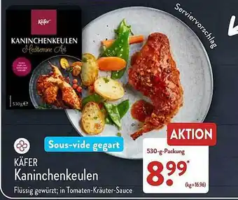 Aldi Nord Käfer kaninchenkeulen Angebot