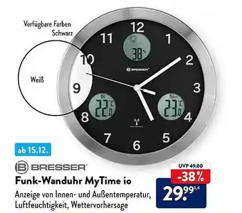 Aldi Nord Bresser funk-wanduhr mytime io Angebot