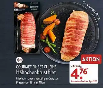 Aldi Nord Gourmet finest cuisine hähnchenbrustfilet Angebot