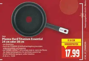 E-Center Tefal pfanne hard titanium essential Angebot