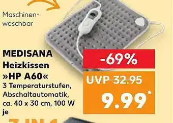 Kaufland Medisana heizkissen „hp a60“ Angebot