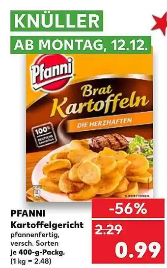 Kaufland Pfanni kartoffelgericht Angebot