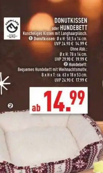 Marktkauf Donutkissen oder hundebett Angebot