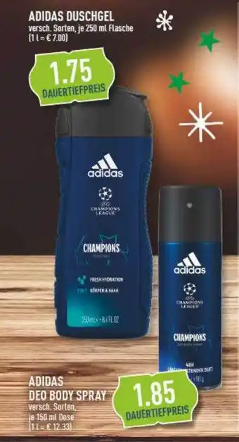 Marktkauf Adidas deo body spray oder duschgel Angebot