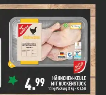 Marktkauf Hähnchen-keule mit rückenstück Angebot