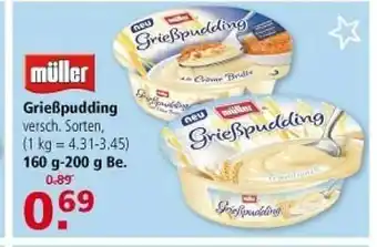 Multi Markt Müller grießpudding Angebot