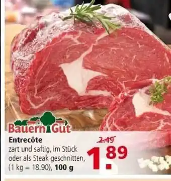 Multi Markt Bauern gut entrecôte Angebot