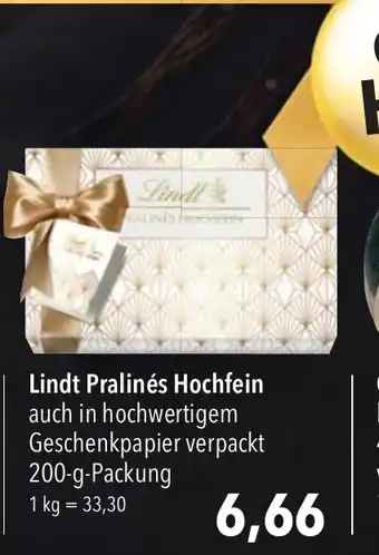 CITTI Markt Lindt Pralines Hochfein 200 g Angebot