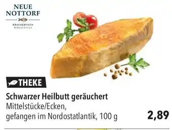 CITTI Markt NEUE NOTTORF Schwarzer Heilbutt gerauchert 100 g Angebot