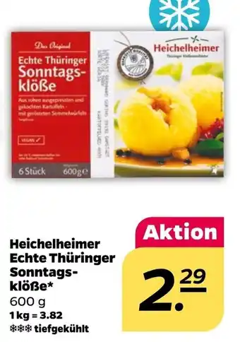 NETTO Heichelheimer Echte Thüringer Sonntagsklöße 600 g Angebot