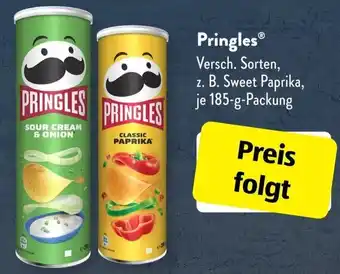 Aldi Süd Pringles 185 g Packung Angebot