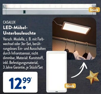 Aldi Süd Casalux LED Möbel Unterbauleuchte Angebot