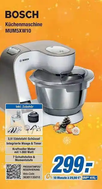 Expert Bening Bosch küchenmaschine mum5xw10 Angebot