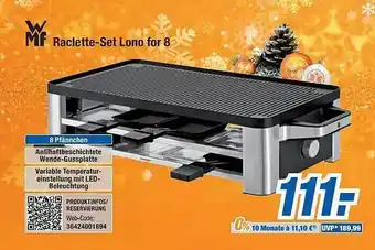 Expert Bening Wmf raclette-set lono for 8 Angebot