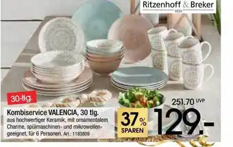 Zurbrüggen Kombiservice valencia ritzenhoff&breker Angebot