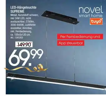 Zurbrüggen Novel led-hängeleuchte supreme Angebot