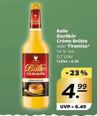 NETTO Balle eierlikör crème brûlée oder tiramisu Angebot