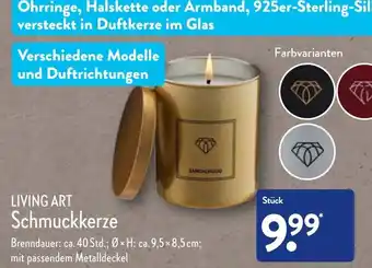 Aldi Nord Living Art Schmuckkerze Angebot