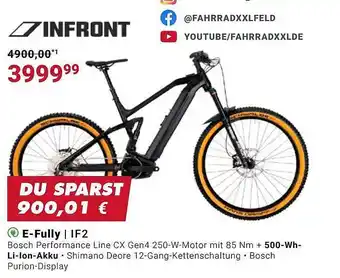 Fahrrad XXL Infront e-fully if2 Angebot