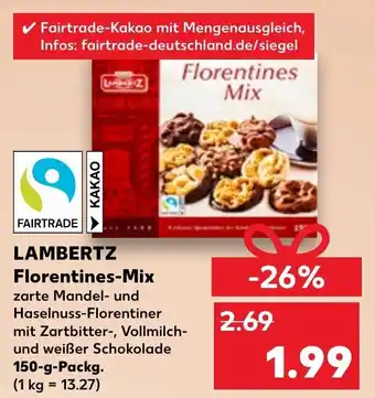 Kaufland Lambertz Florentines Mix 150 g Packg. Angebot