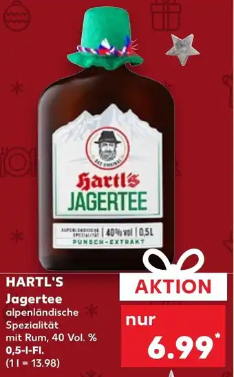 Kaufland Hartl's Jagertee 0,5 L-Fl. Angebot