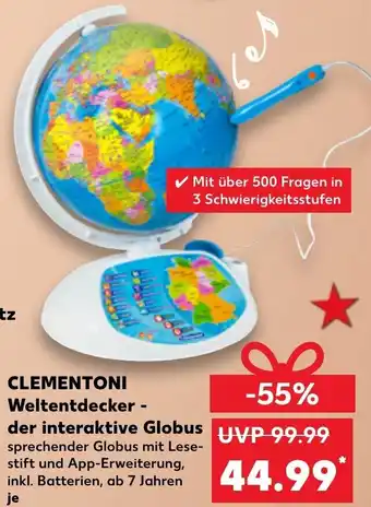 Kaufland Clementoni Weltentdecker - der interaktive Globus Angebot